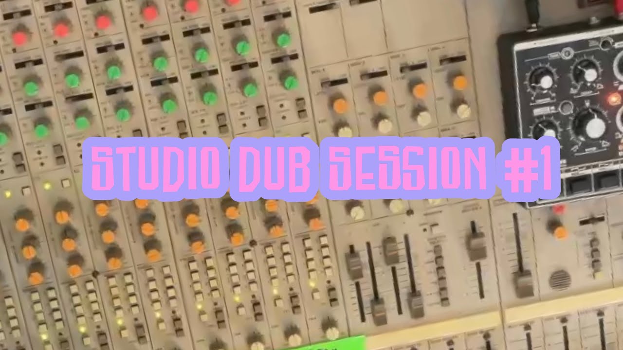 Studio Dub Session #1 | Analog Mix on Tascam M512 w/ Zen Delay & Dub Siren
