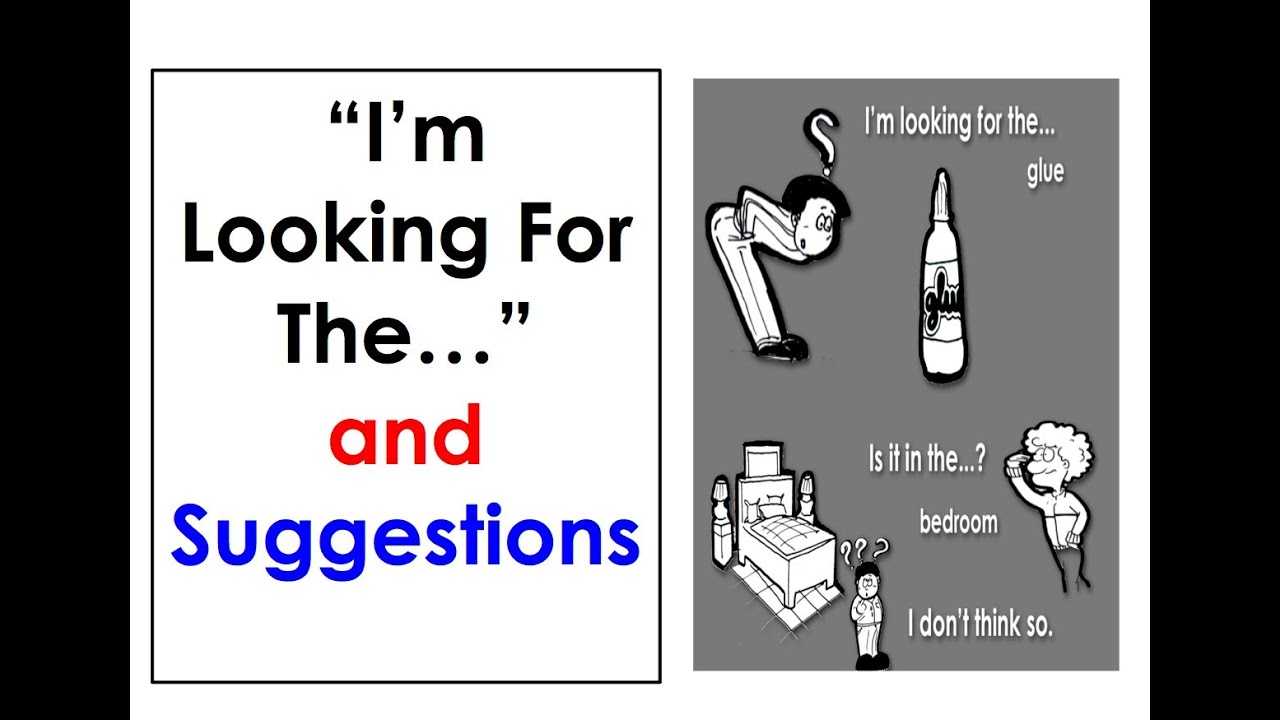 I'm Looking For The... | Suggestions | Easy English Conversation Practice | ESL