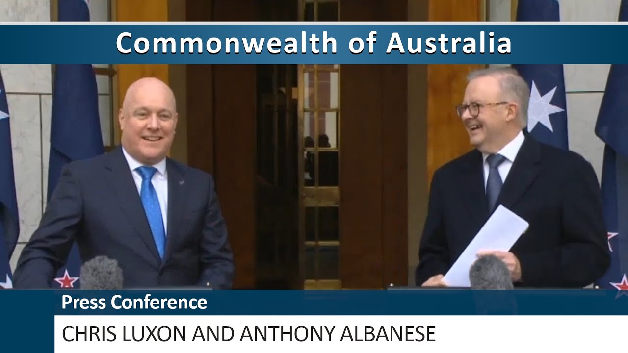Guest of Government Visit by the Rt Hon Christopher Luxon, Prime Minister of New Zealand - Presser