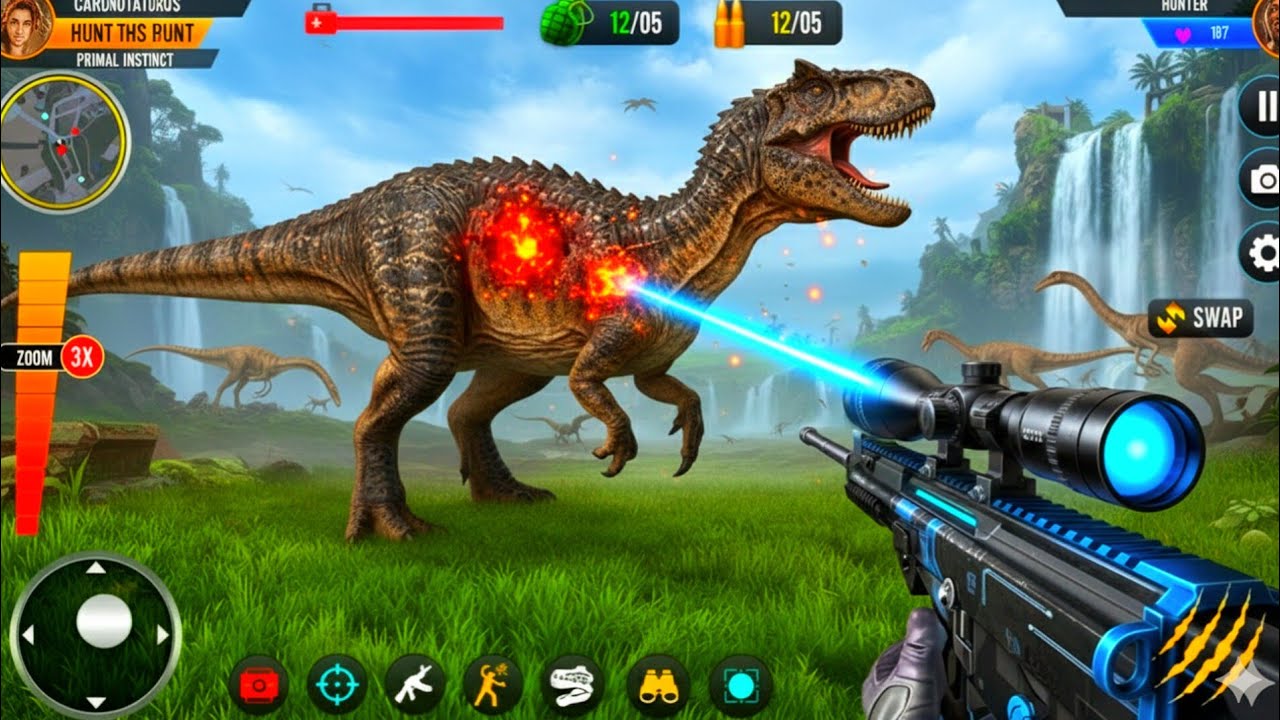 Wild Animal Hunter 3D: Epic Dinosaur Hunting Adventure 🦖🥸|New 2026 Update Gameplay #61