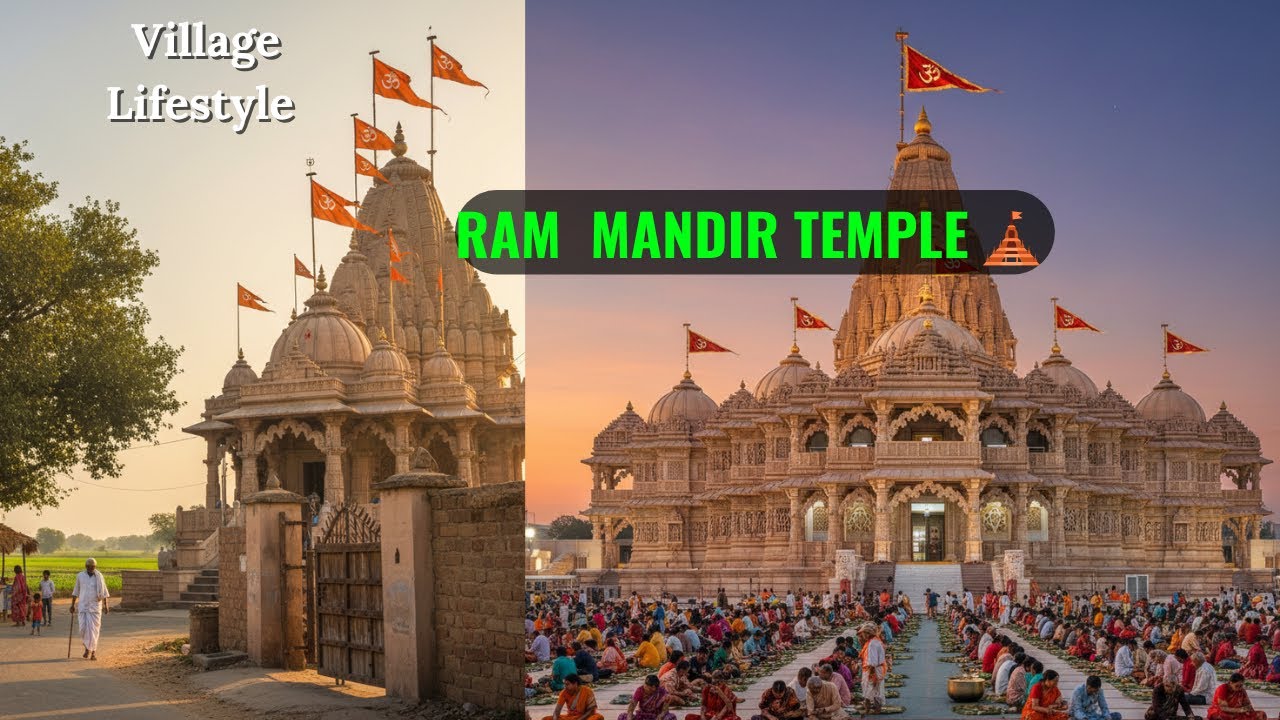 Ram Mandir Bhandara | Village Lifestyle Vlog | Jaani And Jannat Update | Ajj Mana Kya Kya Kam Kiya