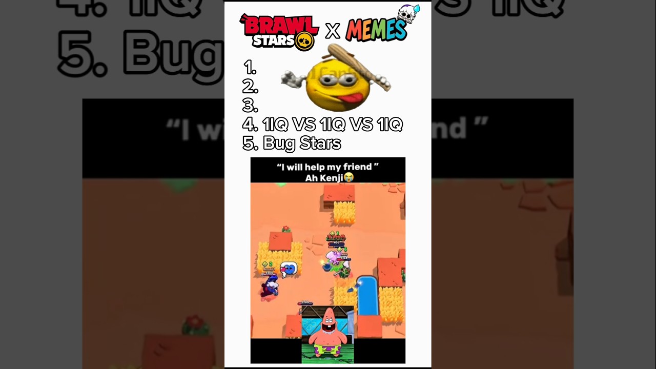 The End🤣 TOP 5 Memes in Brawl Stars🔥 #brawlstars #brawlstarstiktok #бравлстарс