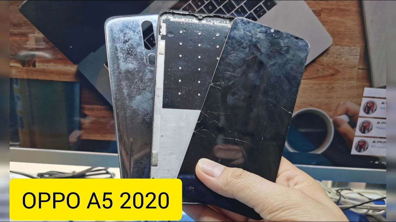 Restoration Cracked Display Screen OPPO A5 2020