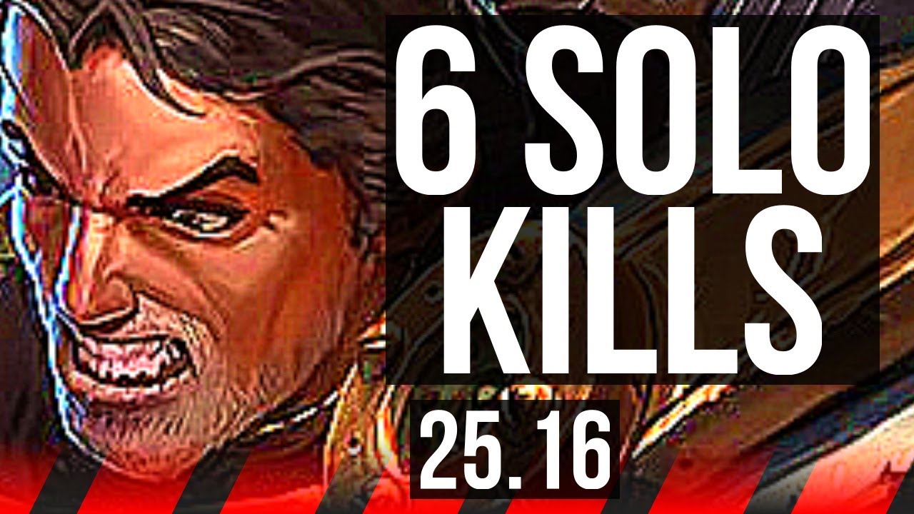 GAREN vs SETT (TOP) | 6 solo kills | EUW Master | 25.16
