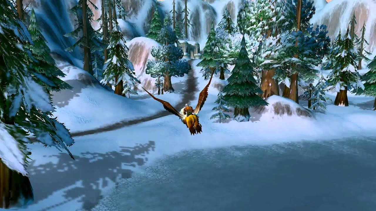 World of Warcraft - Griffin flight from Ironforge to Thelsamar