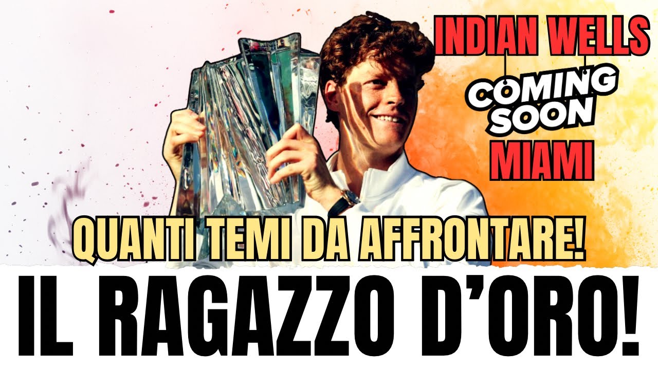 CHE FAVOLA! SINNER HA GIOCATO IL TORNEO PERFETTO AD INDIAN WELLS🔥🎾 E ORA SOTTO CON MIAMI