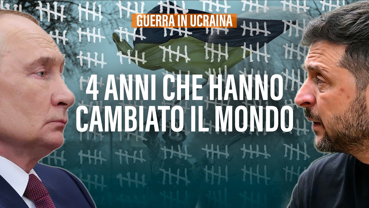 Guerra in Ucraina: i quattro anni che hanno cambiato il mondo