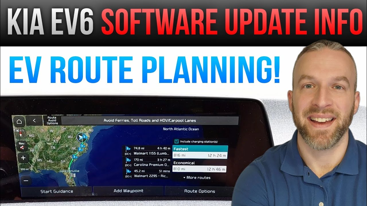 Kia EV6 EV Route Planning Added with Software Update! 😀 Kia Connect Ultimate vs Lite Comparison