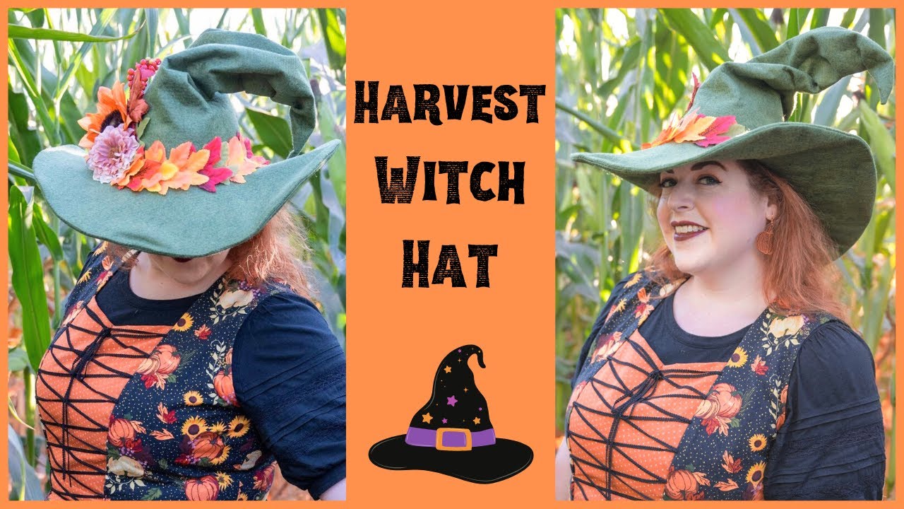 I Made a Cottagecore Witch Hat!