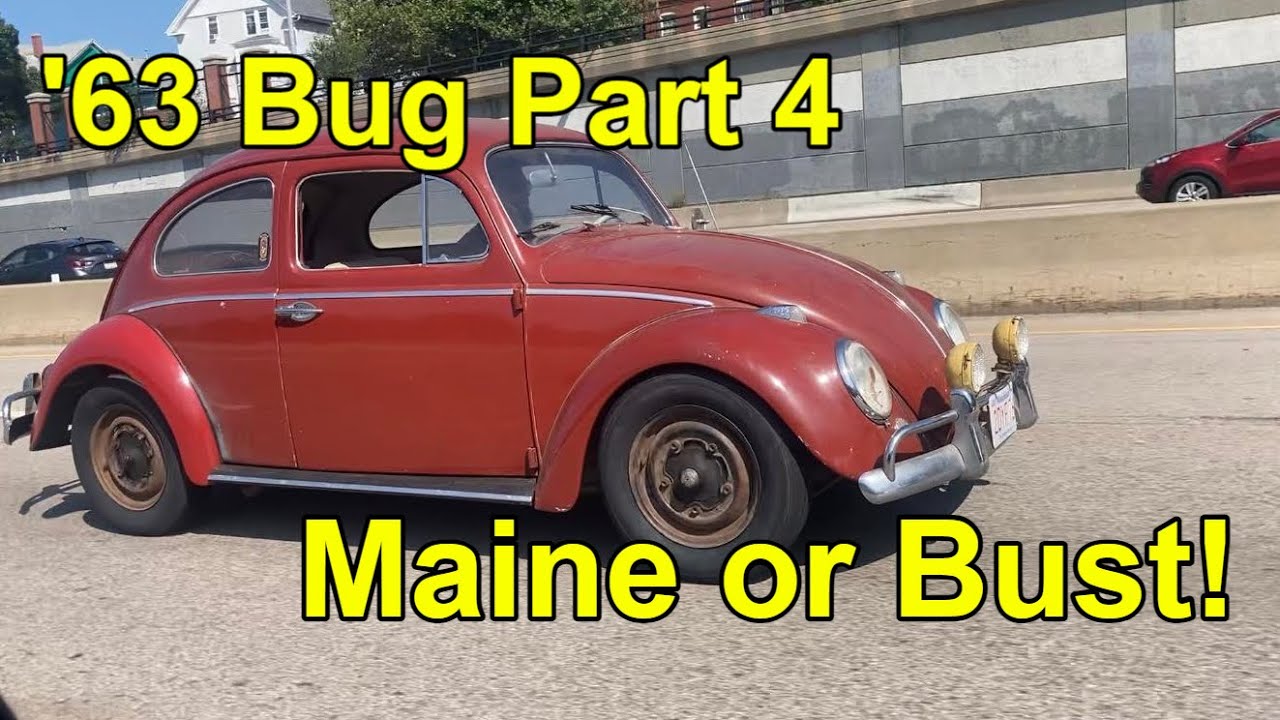 1963 VW Beetle ROAD TRIP - Maine or Bust!