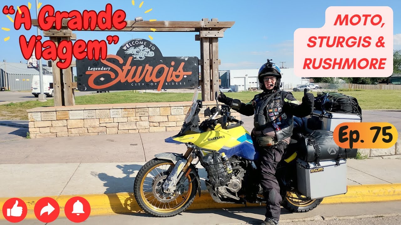 Ep.75 Cody a Sturgis: A Estrada Até o Mount Rushmore | Viagem de Moto pelos EUA