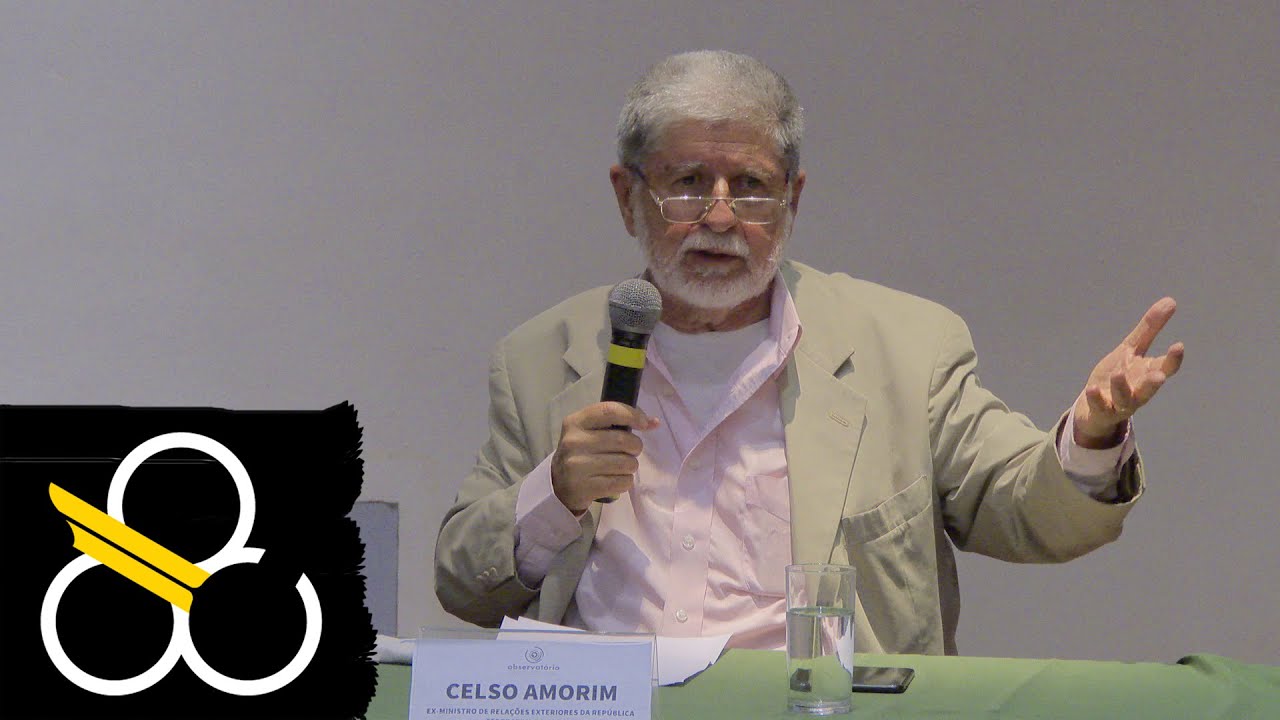 Palestra com o Ex-Ministro Celso Amorim