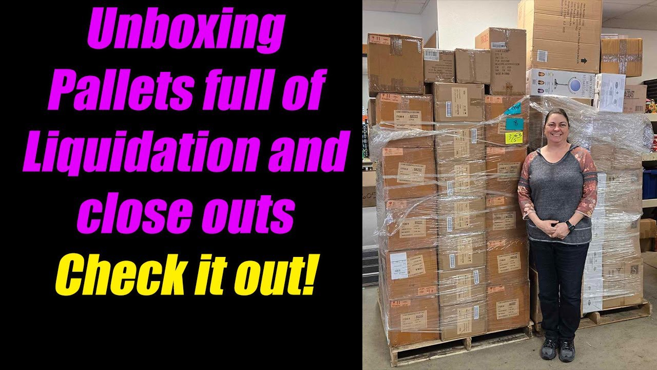 Unboxing pallets of Liquidation and Close outs - Check out all the amazing items.