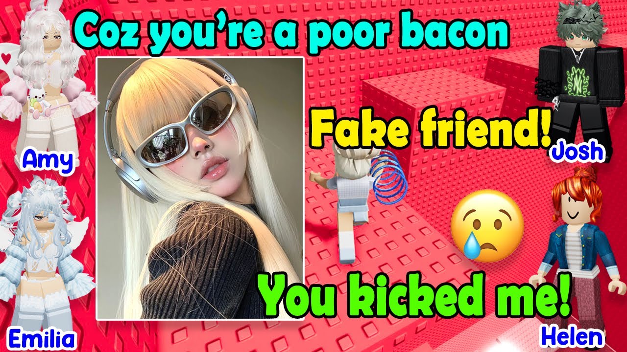 🥓 TEXT TO SPEECH 🥓 My Bacon Bestie Left Me When She Became Rich 🥓 Roblox Story