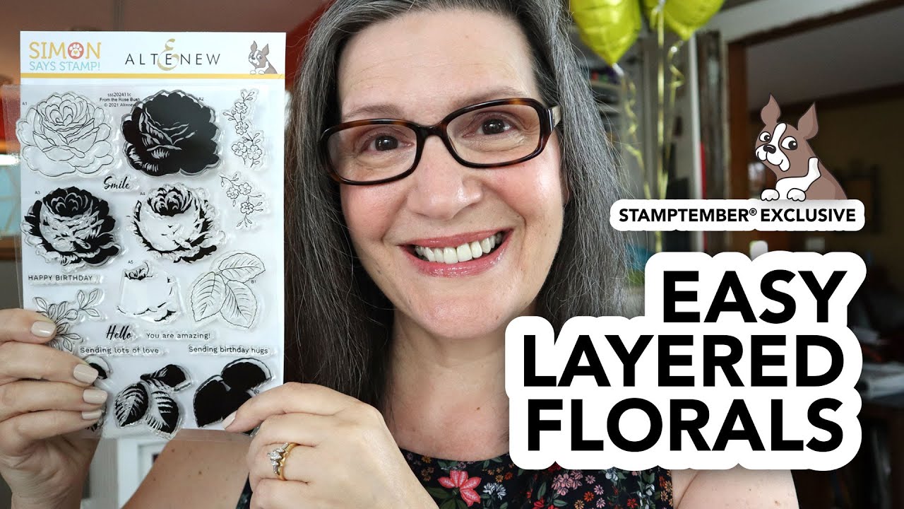 Gorgeous Floral Layering Stamps (with fussy cutting tips!)