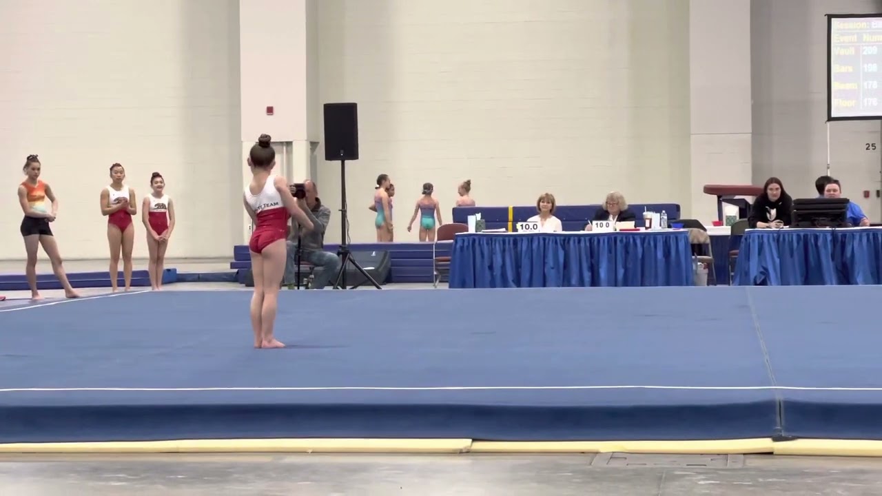 Kacie Regionals 2022 Level 7 Floor 9.95