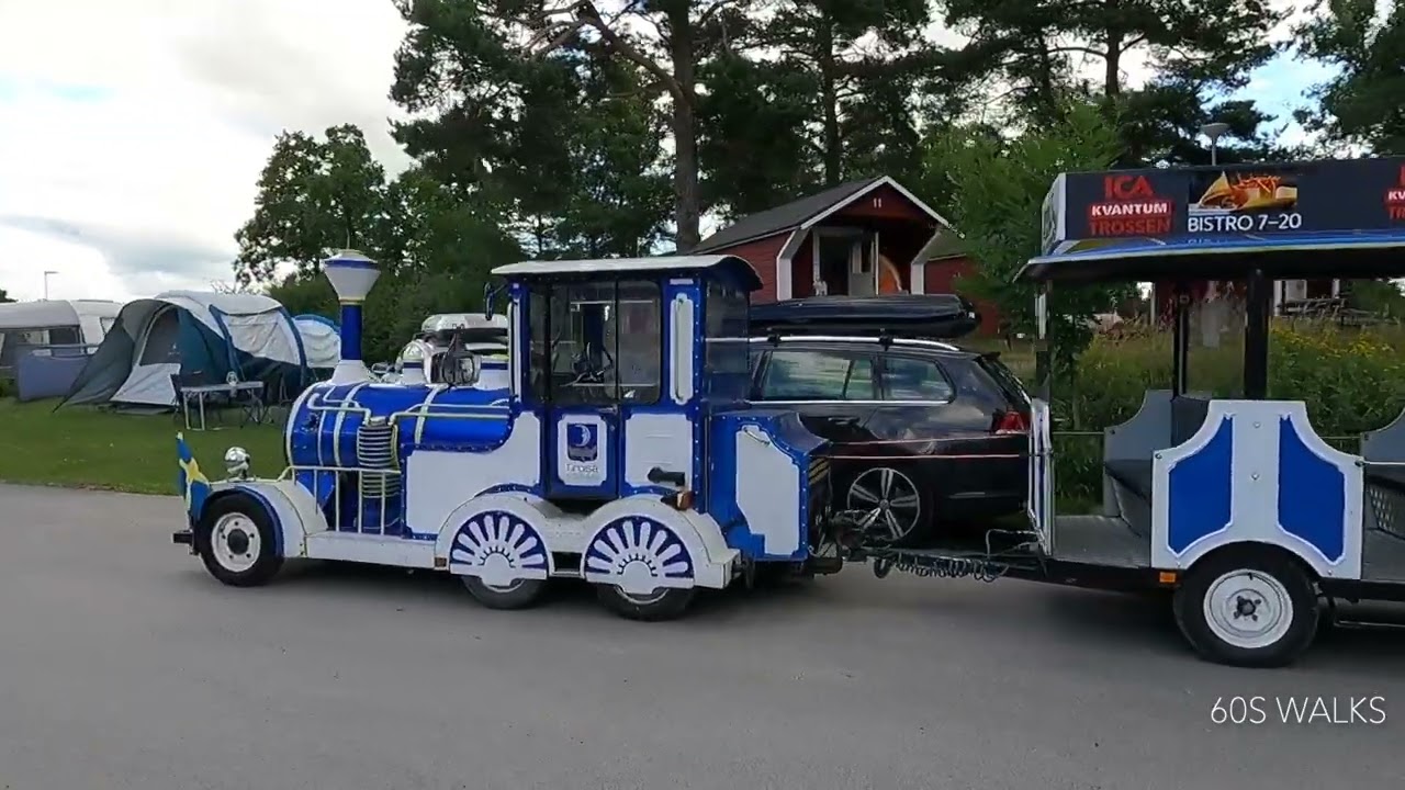 Trosa, A Charming Small Town in Sweden, Only One Hour South of Stockholm, View On The Blue Train