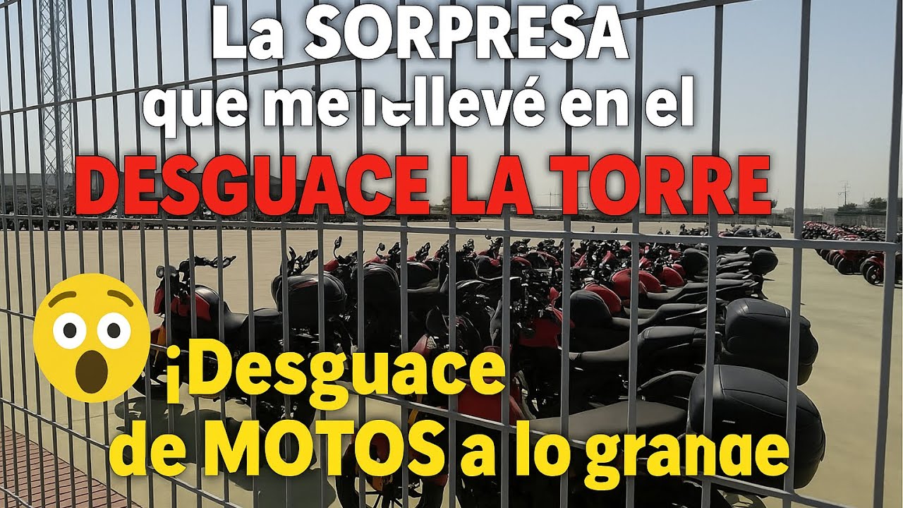 &iexcl;No me lo esperaba! El desguace de motos de La Torre al Descubierto ! #desguace #latorre #motos 