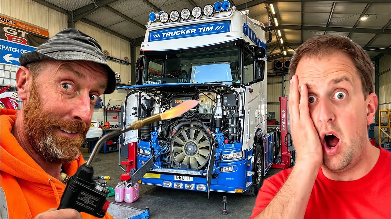 NAPRAWA CIĘŻAR&Oacute;WKI POKAZOWEJ TRUCKER TIMA ZA 250 TYŚ. FUNT&Oacute;W POSZŁA NIE TAK!!&hellip;..