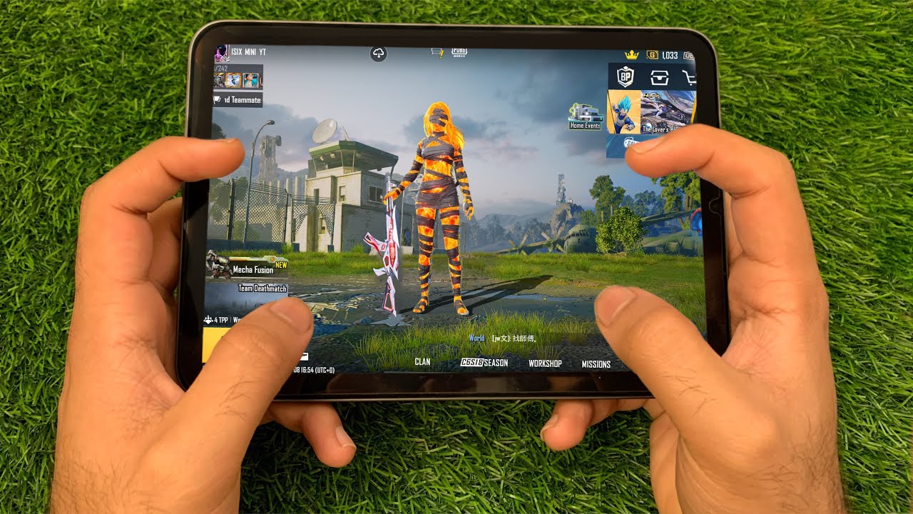 IPAD MINI 6 HANDCAM 🔥 HDR+EXTREME ❤️ 4 Fingers claw + Best Sensitivity 🔥 Pubg Test/ Best Gameplay