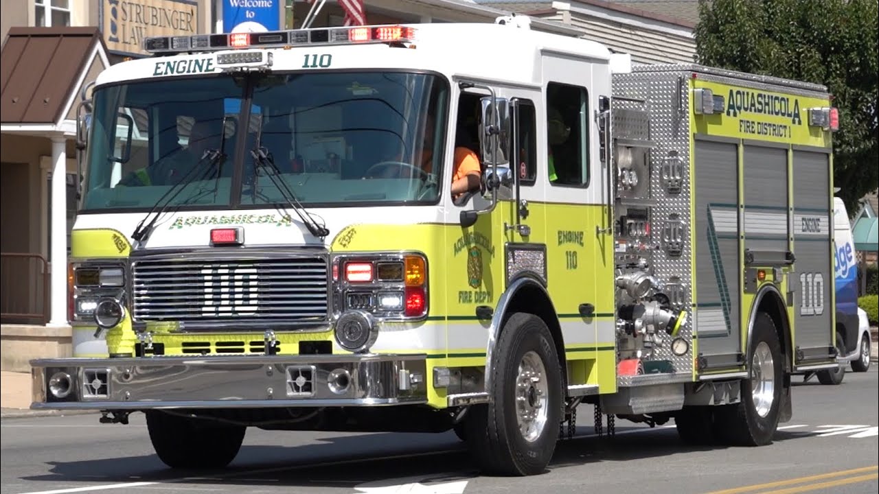 Aquashicola Volunteer Fire Company Engine 110 Responding 8/26/24
