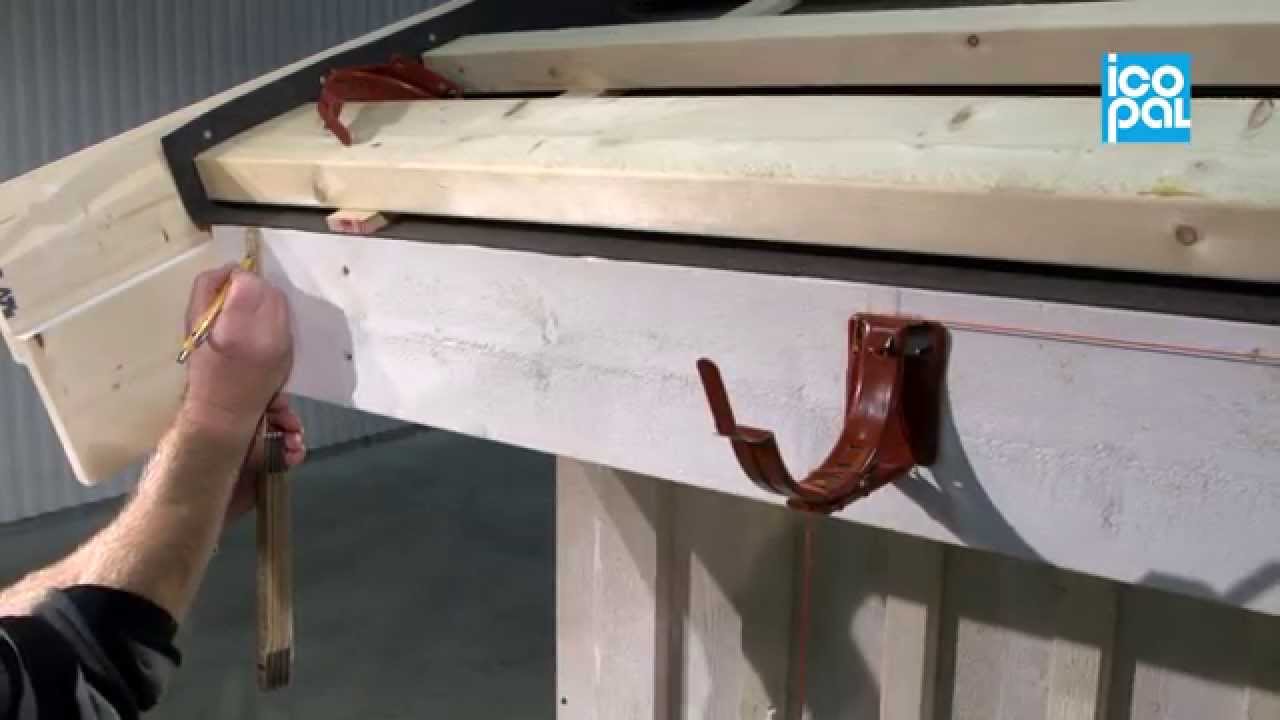 Montering av rännkrok