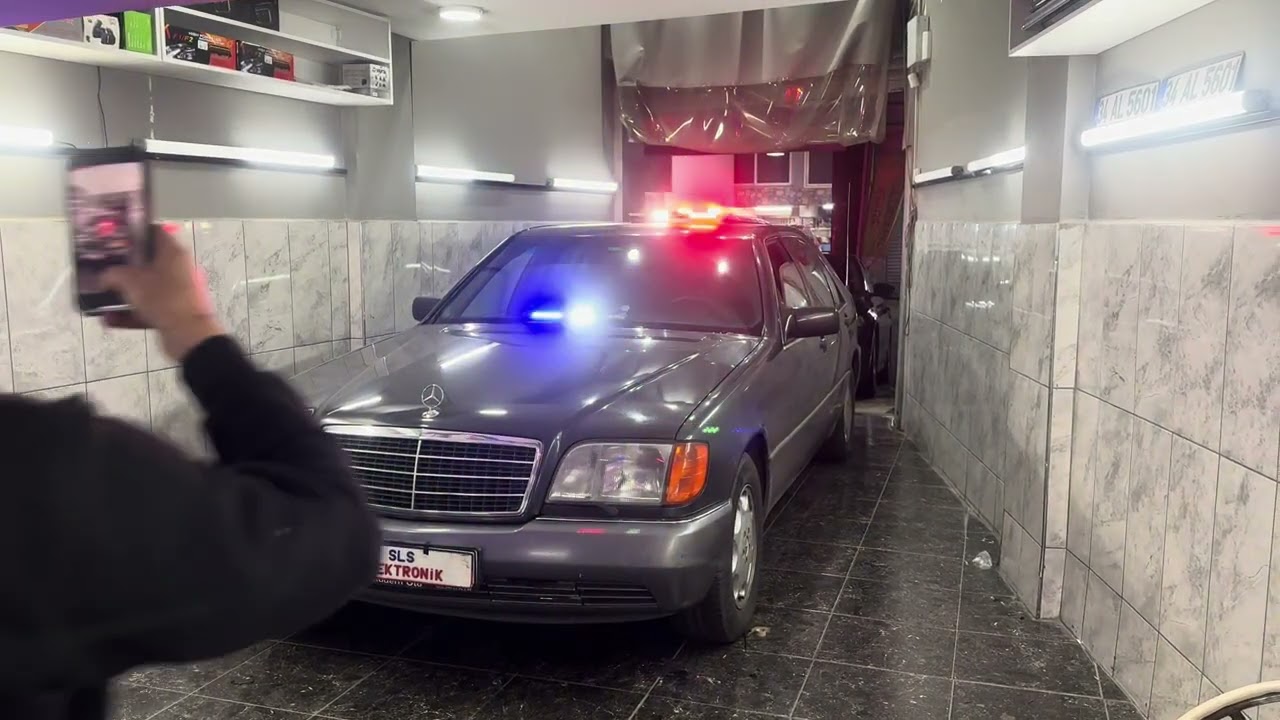 Siren ses sistemleri mercedes w 140 makam aracı 