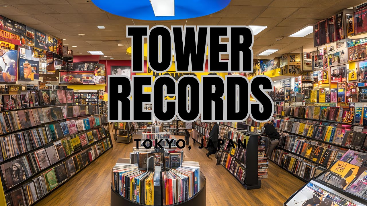 TOWER RECORDS IN SHIBUYA - THE BIGGEST RECORD STORE IN TOKYO