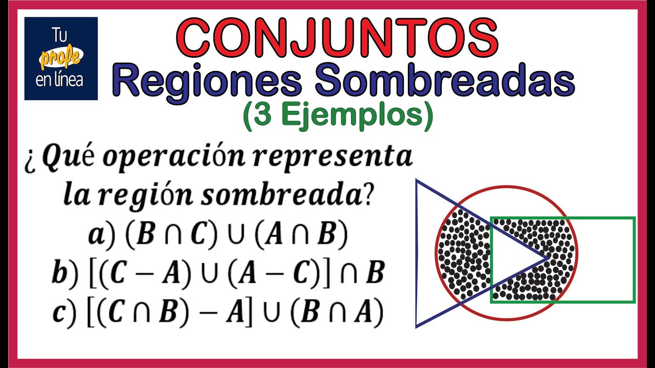 CONJUNTOS 12: Regiones Sombreadas de Conjuntos
