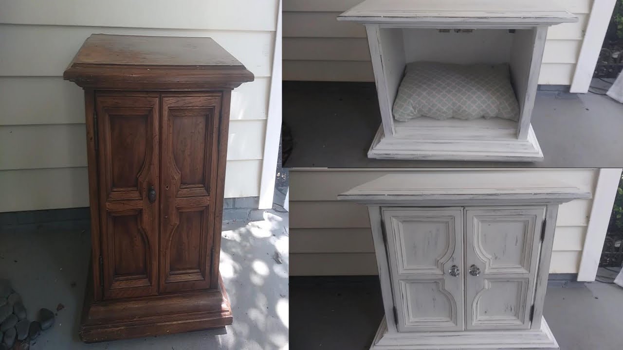 HOW TO MAKE A DIY PET BED ~ FLIP/REPURPOSE FURNITURE