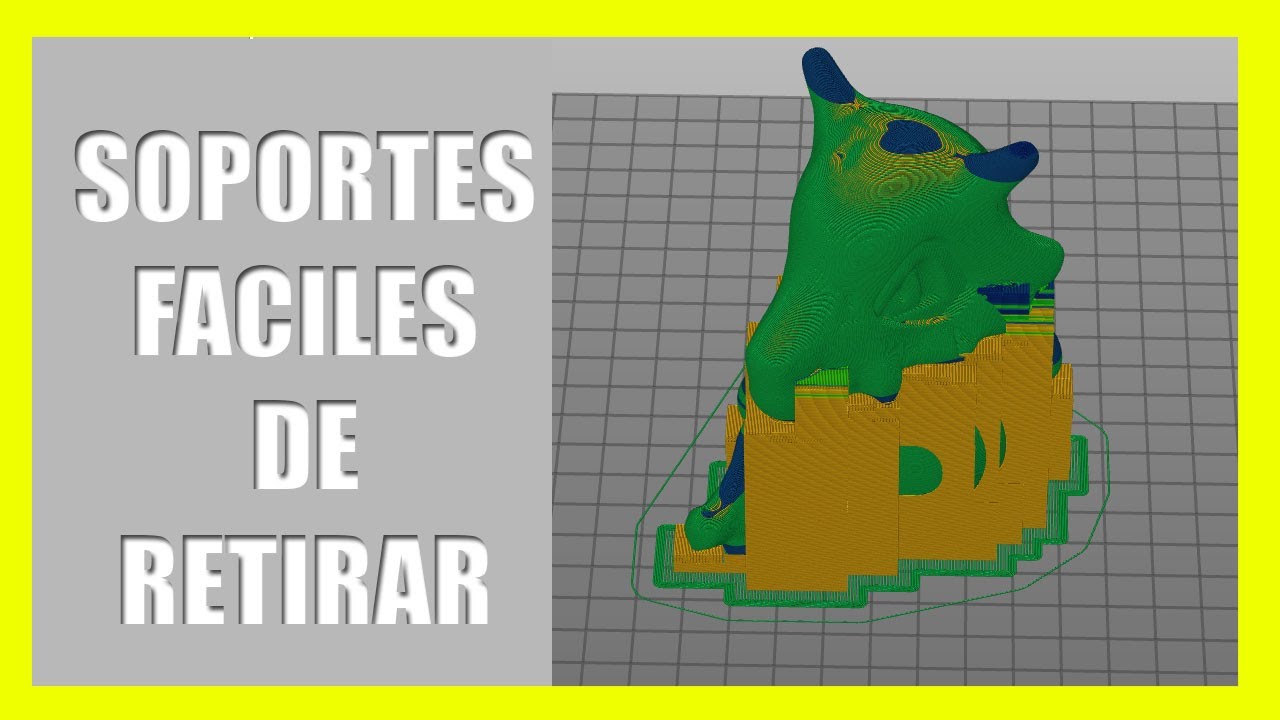 PRUSA SLICER SOPORTES faciles de DESPEGAR - Prusa Slicer 2.2 - Noob 3D