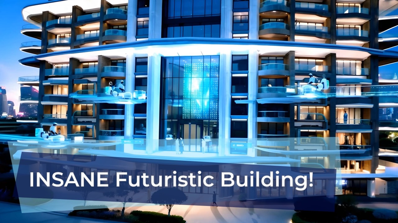 💫 Futuristic 16-Story Building | Ultra-Real Architecture
