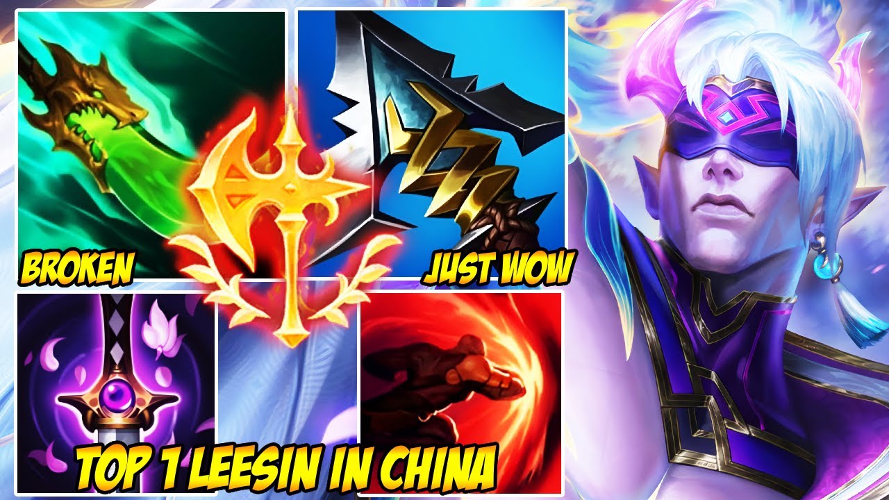 WILD RIFT CHINA TOP 1 LEE SIN - EVERY CAMP TURNED INTO A KILL