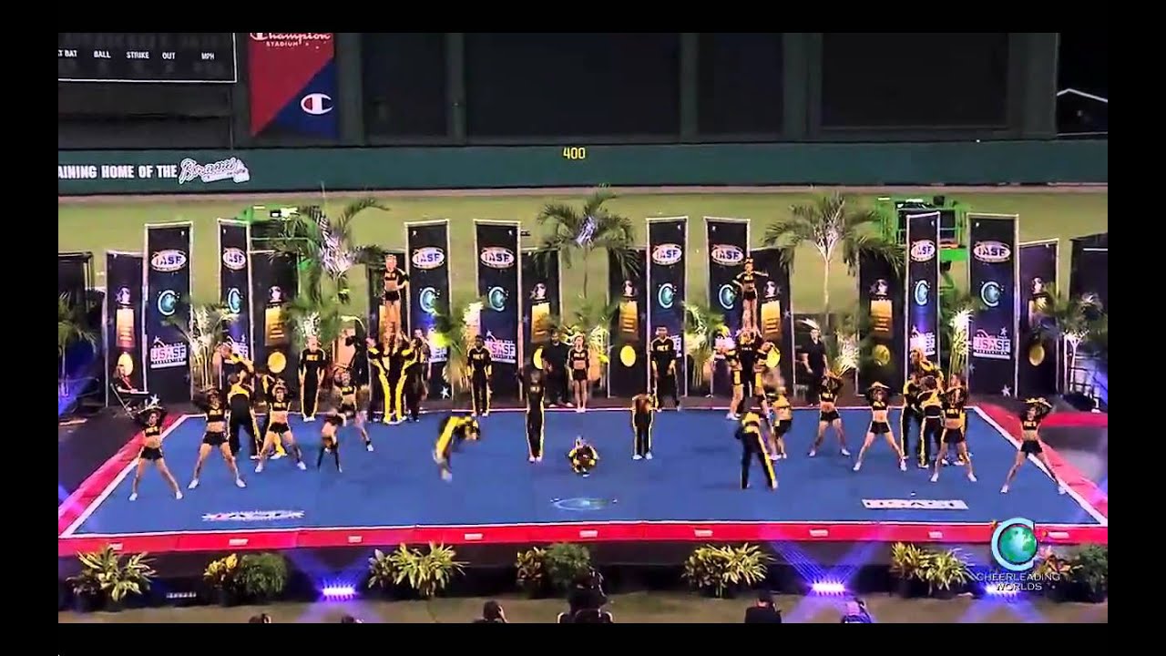 The ACE Cheer Company Warriors 2014 Senior Large Coed Finals MultiCam