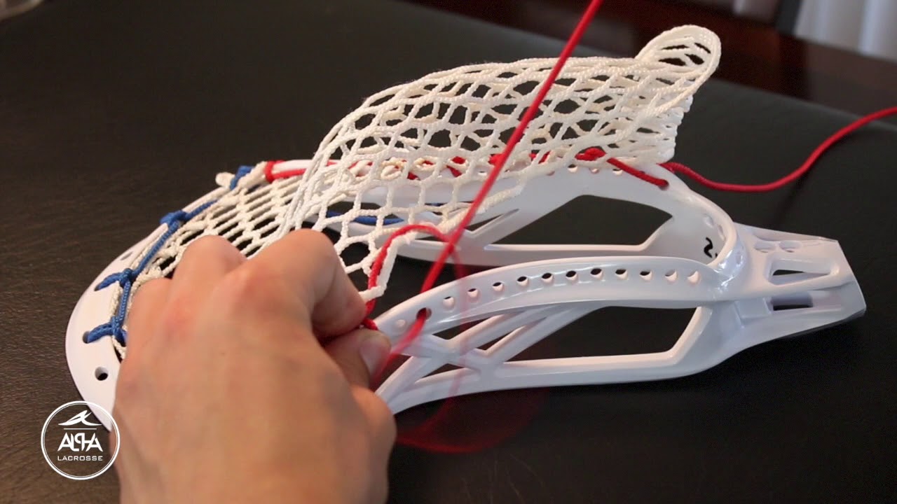How To String A Lacrosse Head (High Pocket) | Alpha Lacrosse