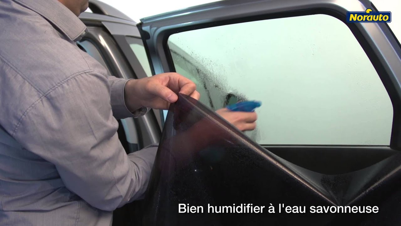 Aide &agrave; la pose de films solaires Norauto disponibles sur norauto.fr