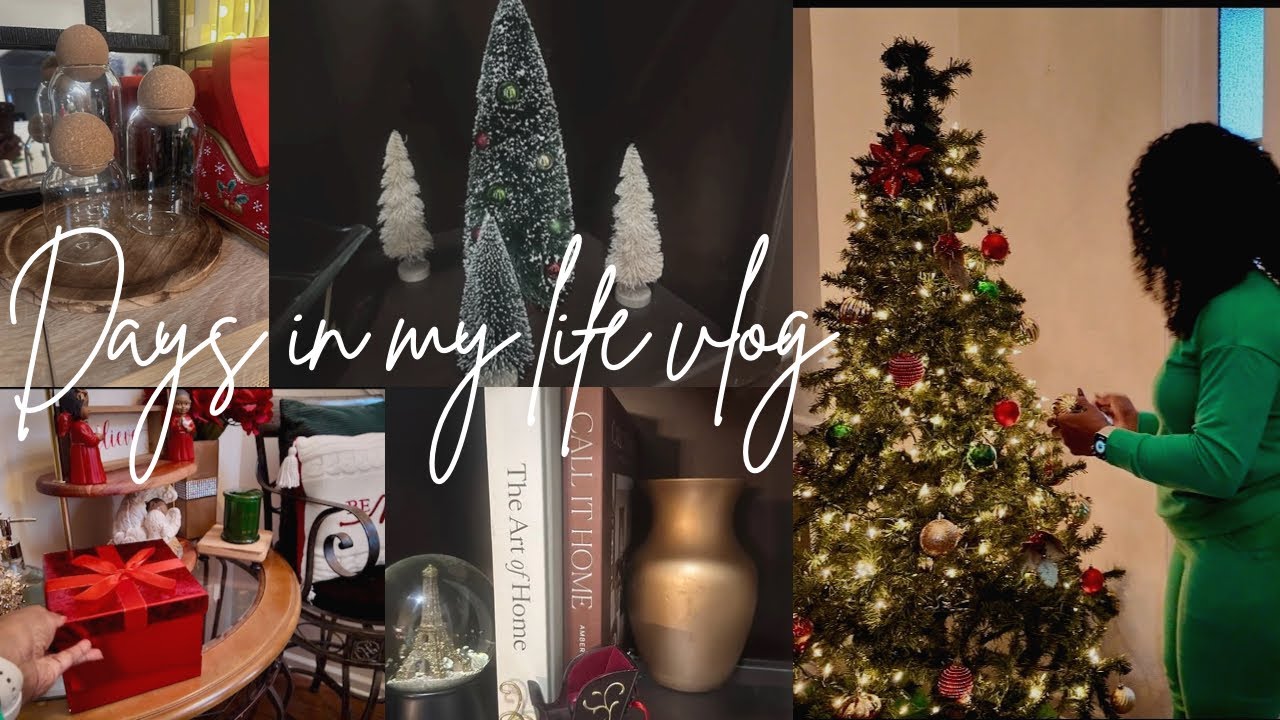 Decorating the dining room and foyer for Christmas + resetting the kitchen | Days in my life vlog