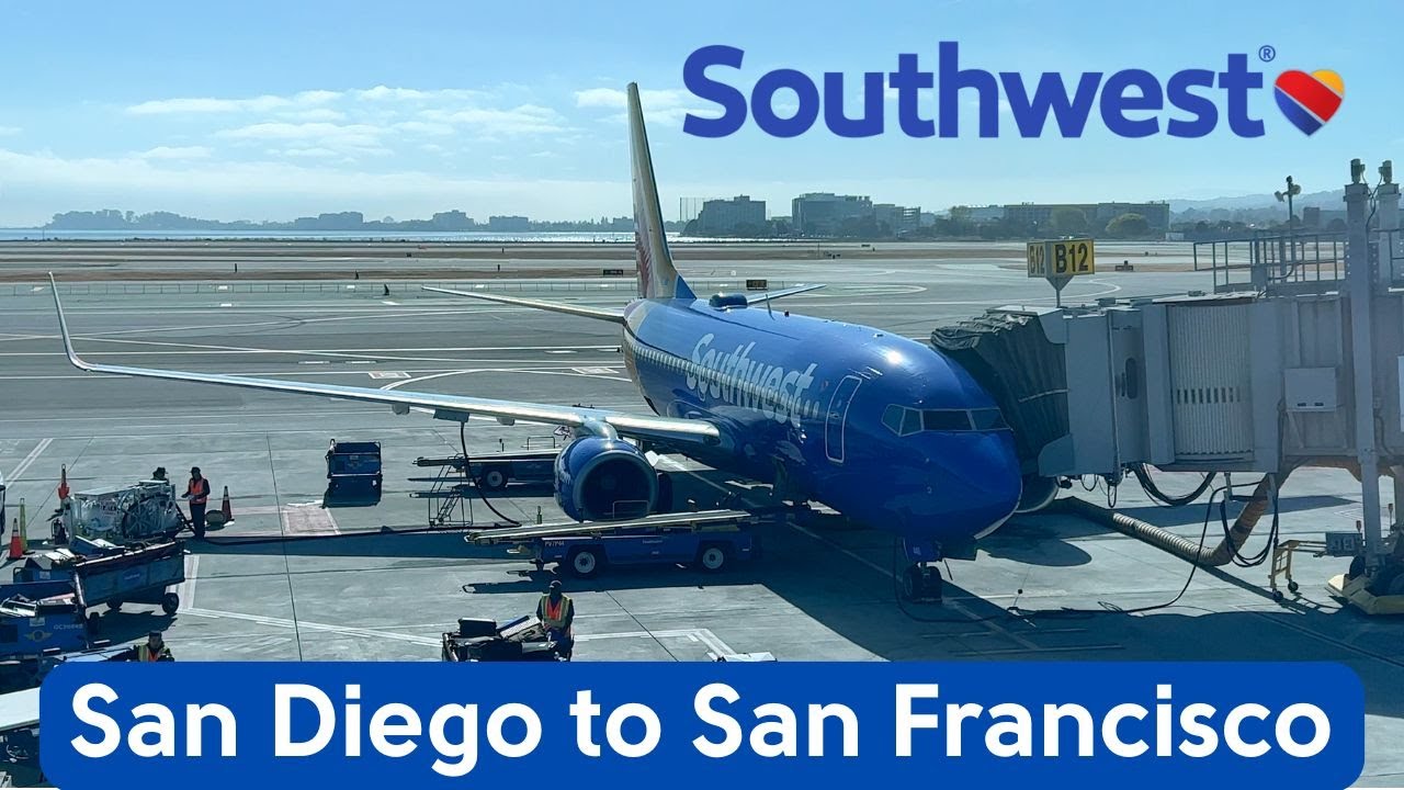 (4K) San Diego to San Francisco | TRIP REPORT | Southwest Airlines WN 2283 Boeing 737-700