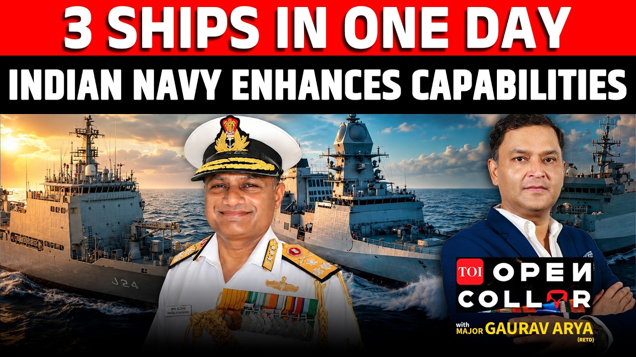 3 Warships in 1 Day! India&rsquo;s Naval Power Surges