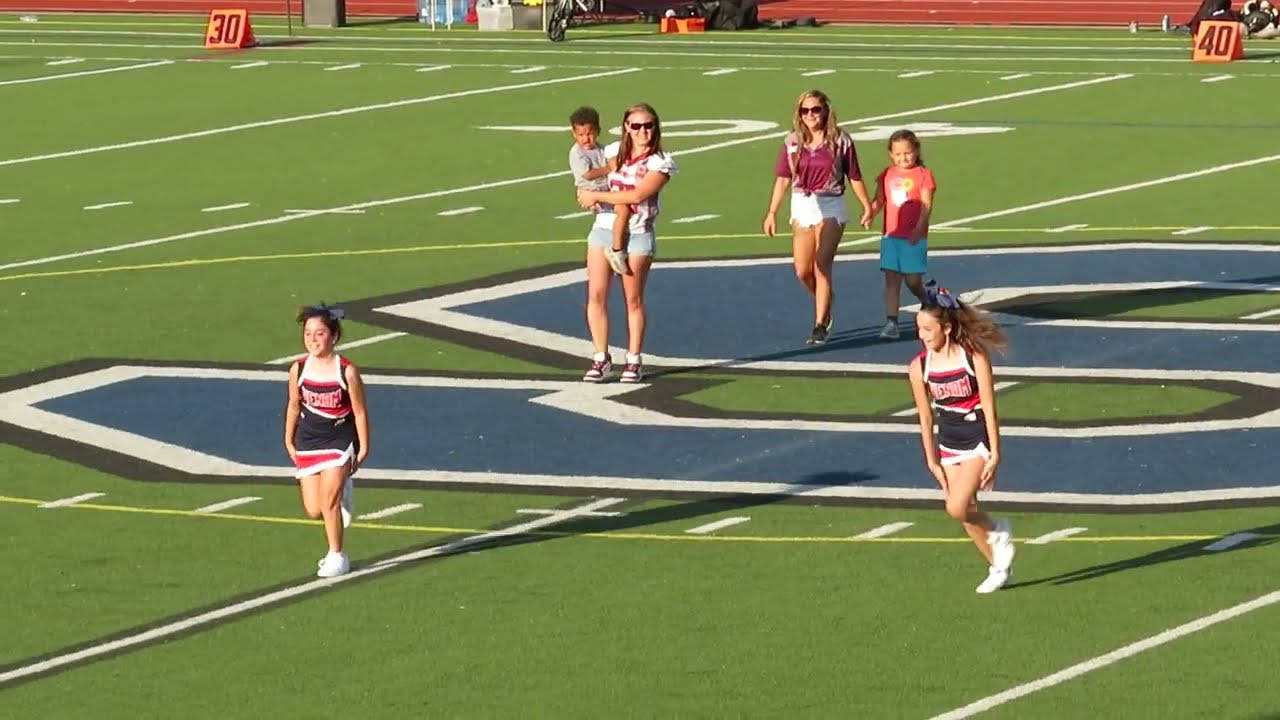 Southington Valley Venom Cheer Team Performs at Playoff Football Halftime - August 27, 2022