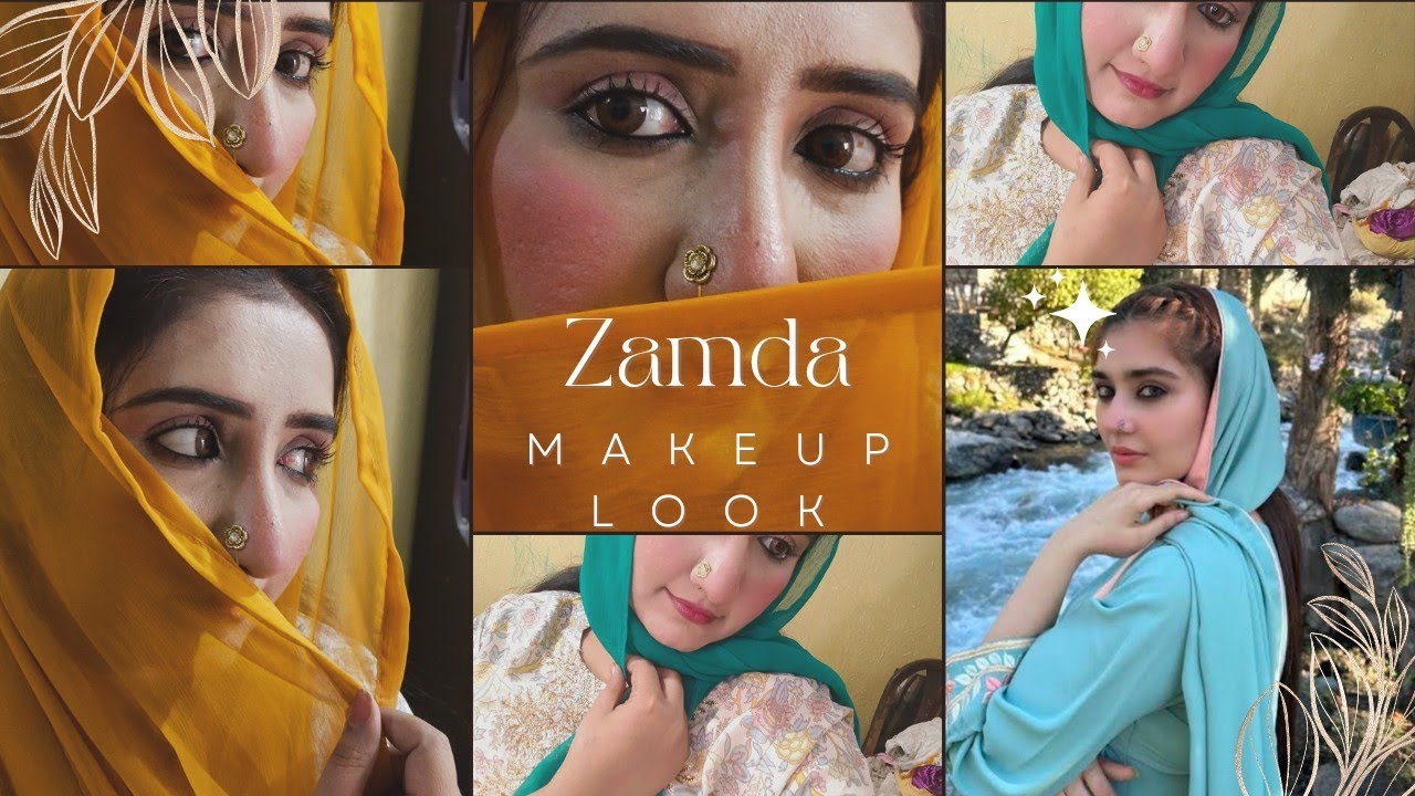 Zamda makeup look from khai/Simple and beautiful