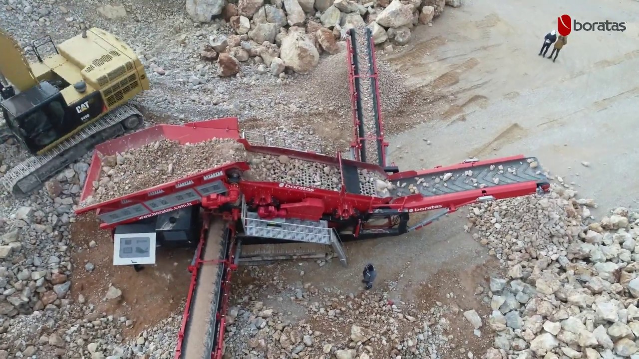 Track Mounted Mobile Scalping Screen with Apron Feeder