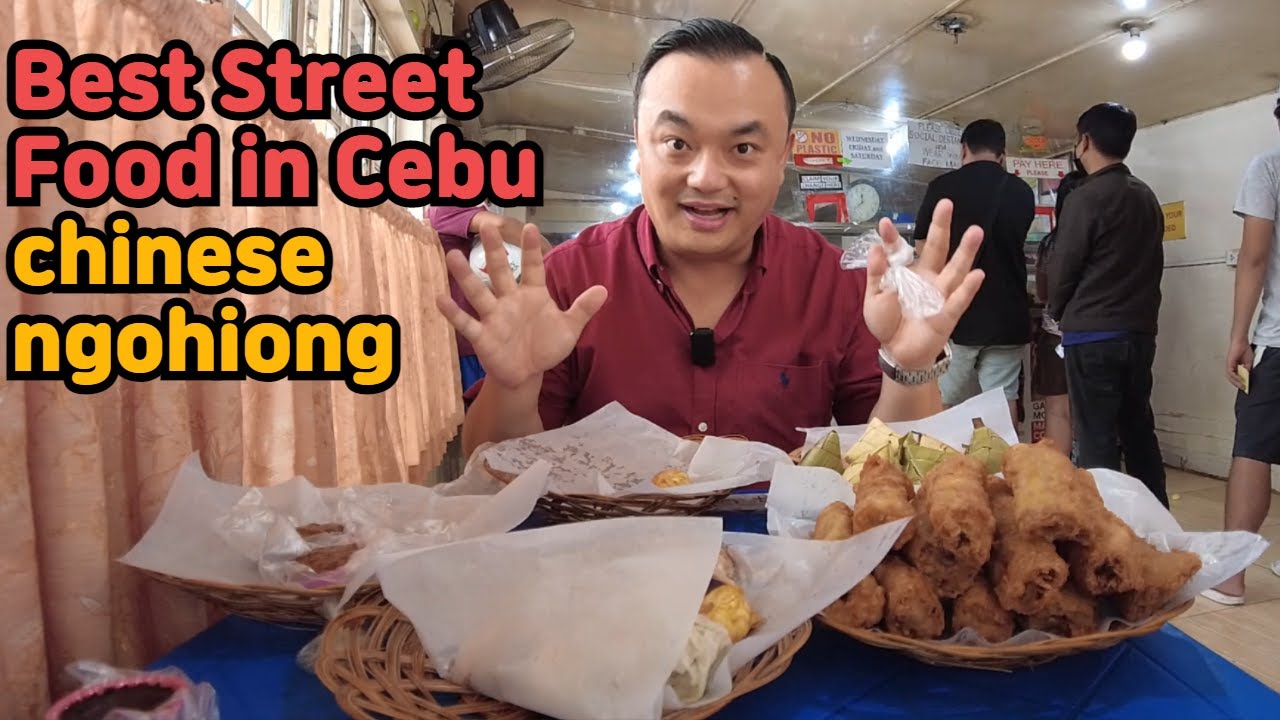 NGOHIONG CEBU RECIPE :: chinese ngohiong :: CEBU STREETFOOD :: mukbang