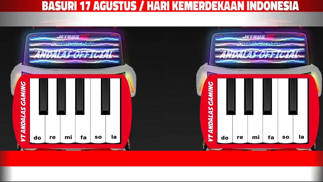 Telolet Basuri 17 Agustus / Hari Kemerdekaan Indonesia Versi Pianika 🇮🇩