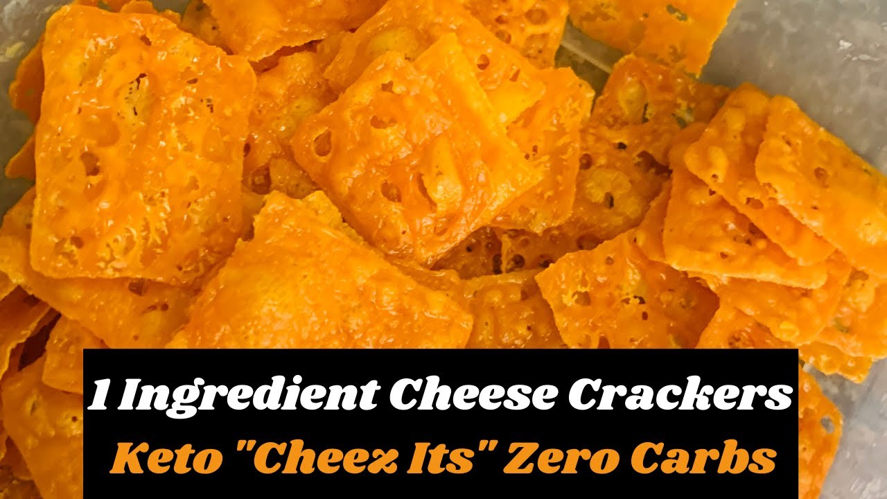 Keto Crackers | Keto Cheese Crackers | Keto Cheez Its