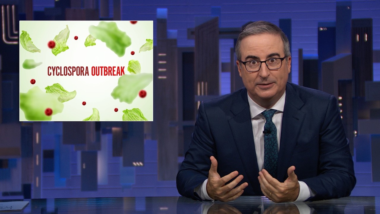 S13 E19: Cyclospora & Police Surveillance Technology: 8/2/26: Last Week Tonight with John Oliver
