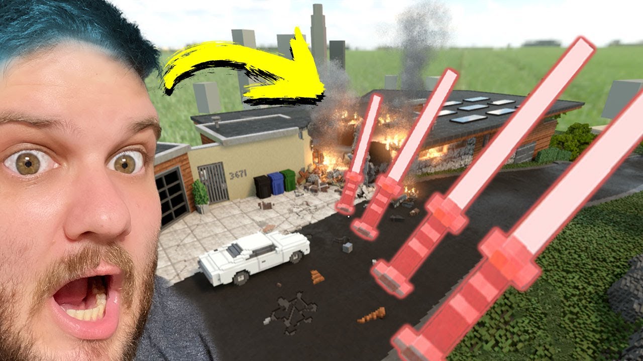 destruí a casa do franklin do gta com uma lightsaber | Teardown