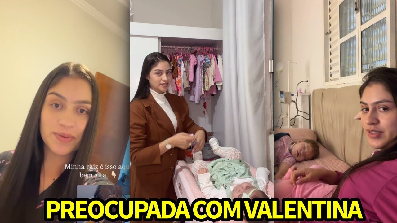 ANA VITÓRIA FICA EM CHOQUE AO VER O PÉ DE VALENTINA DIFERENTE+ CHEGOU VISITAS EM CASA 