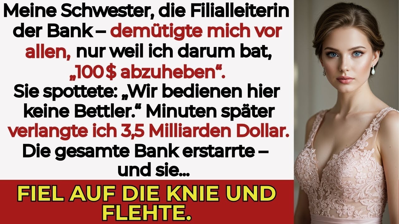 Meine Schwester lachte, als ich um $100 bat – die Familie flehte, als sie mein Guthaben sah