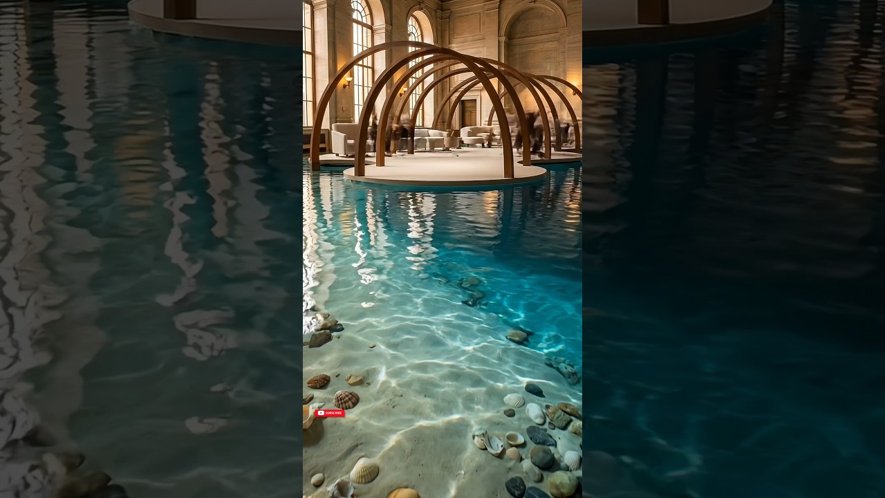 This Floor Looks Like a Real Ocean 🌊 Epoxy Timelapse 